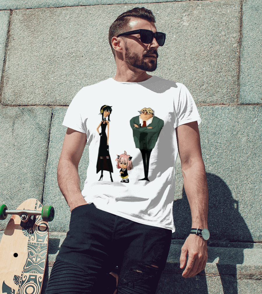 Despicable X Family Loid Forger Yor Forger Anya Forger Spy X Family Characters T-Shirt