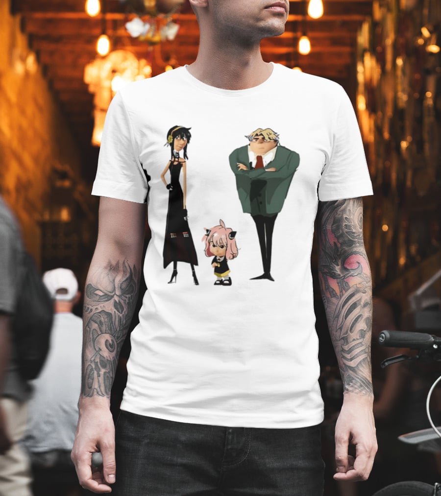 Despicable x Family Loid Forger Yor Forger Anya Forger Spy x Family Characters T-Shirt