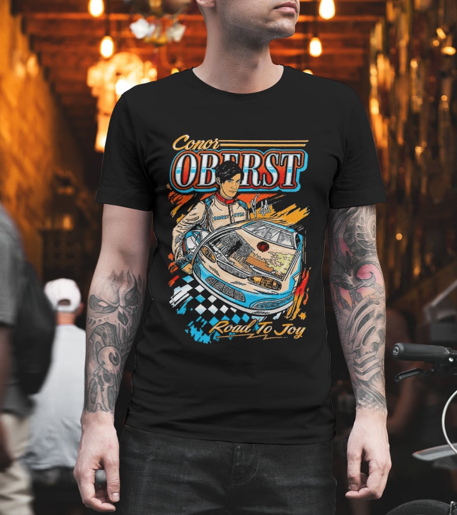Conor Oberst Bright Eyes Road To Joy Nascar Bootleg T-Shirt