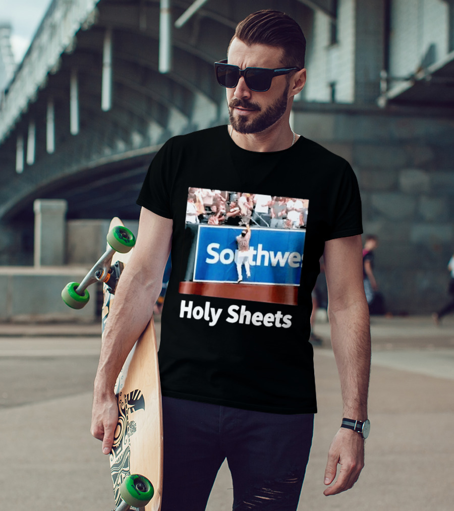 Holy Sheets San Diego Padres Baseball Catch Southwest Sign T-Shirt