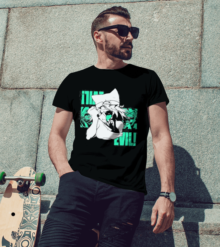 Issbrokie Neon Glow EVIL! Mysterious Aura Transformation T-Shirt