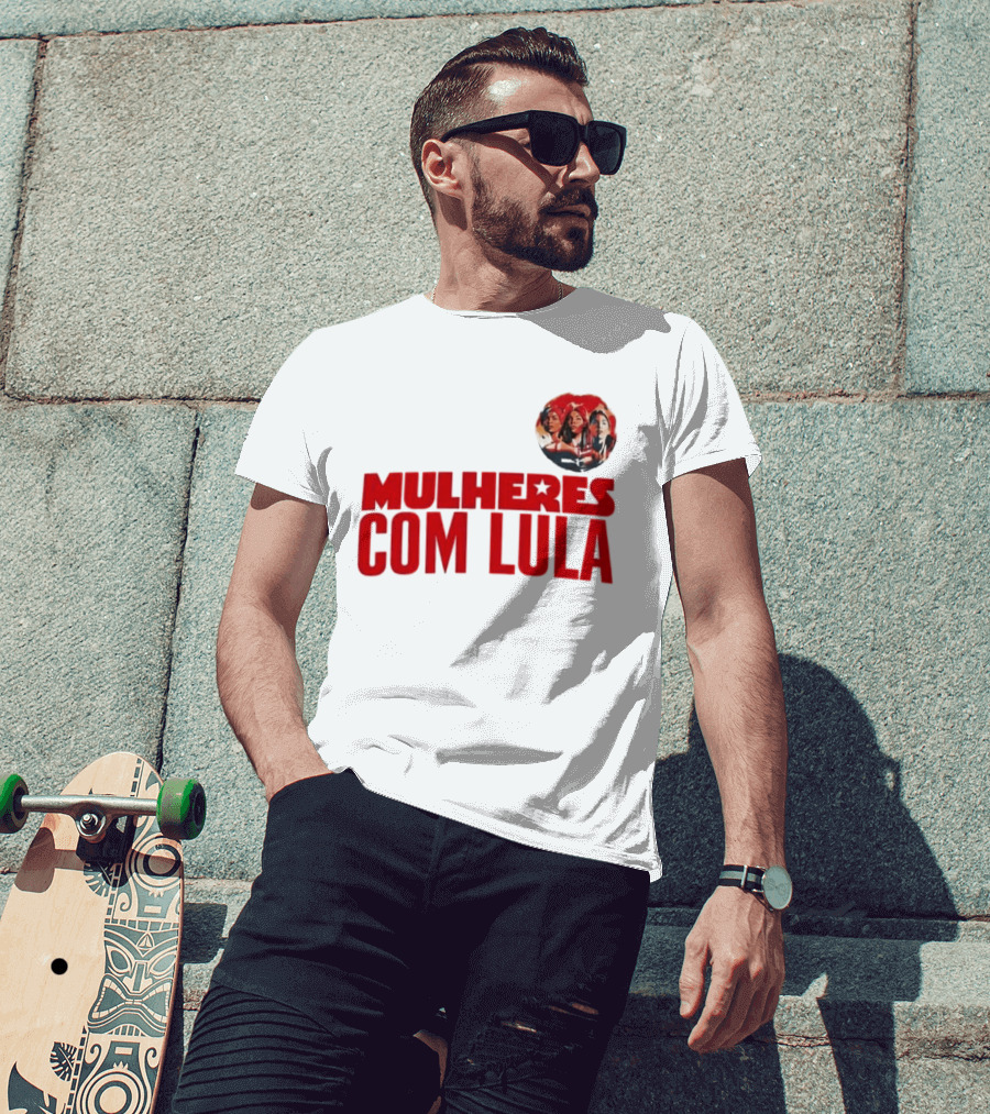 Mulheres Com Lula Olívia Santana T-Shirt