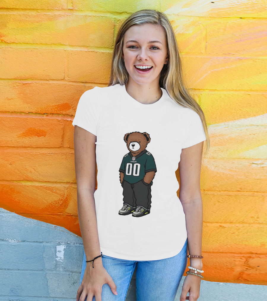 Philadelphia Eagles Teddy Bear London Games 2026 T-Shirt