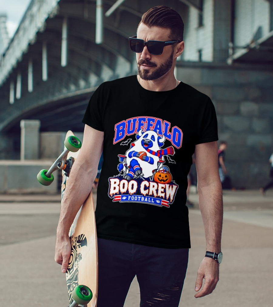 Buffalo Bills Boo Crew Halloween Football 2026 T-Shirt