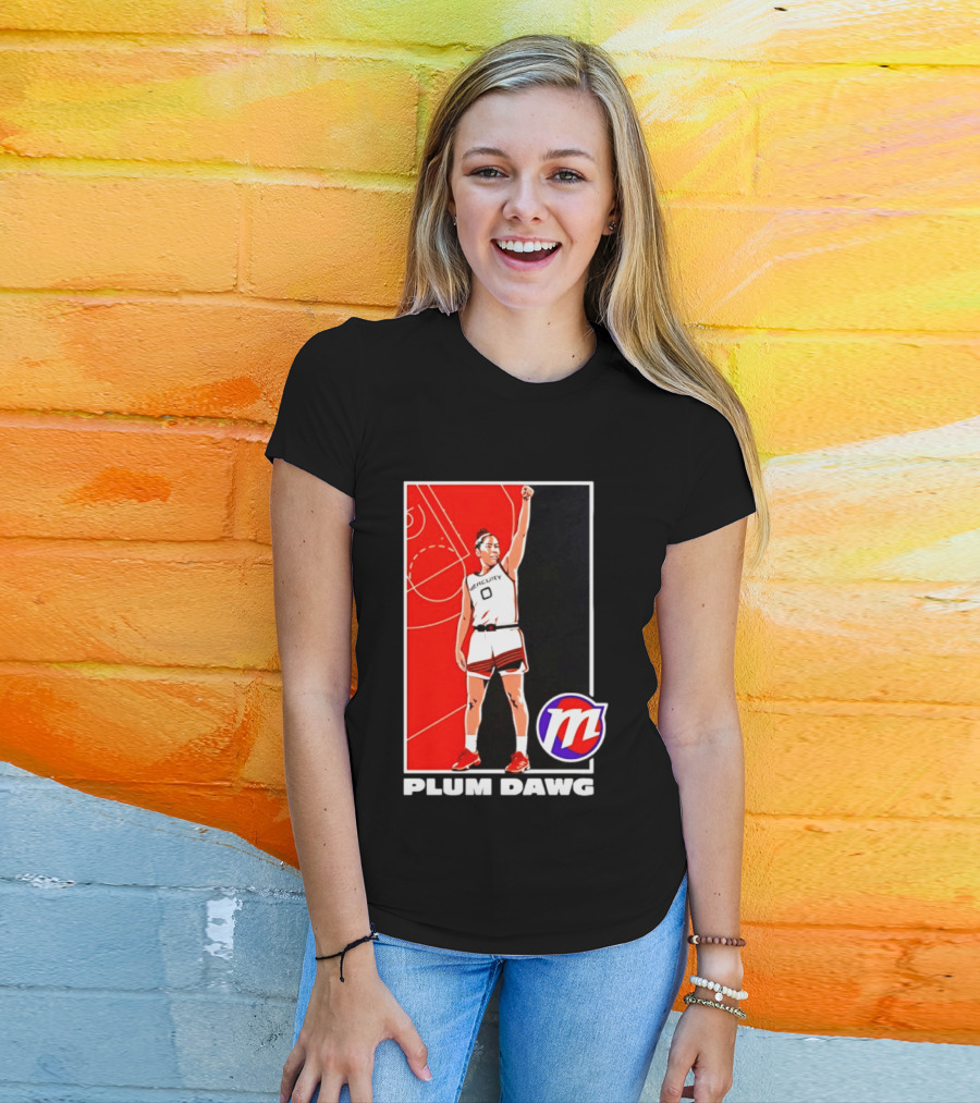 Kelsey Plum Phoenix Mercury 2026 WNBA Plum Dawg T-Shirt