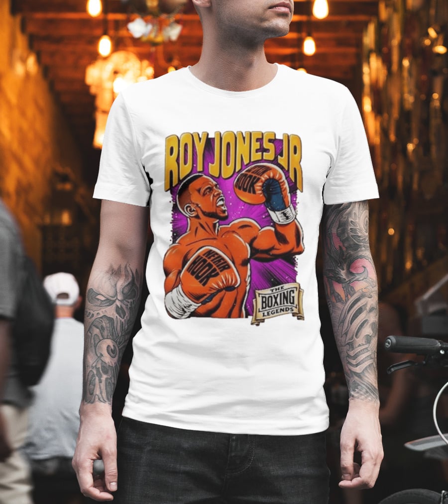 Roy Jones Jr Captain Hook Boxing Legends Wear Hook T-Shirt