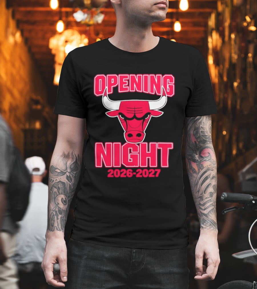 Chicago Bulls Opening Night 2026 2027 NBA T-Shirt