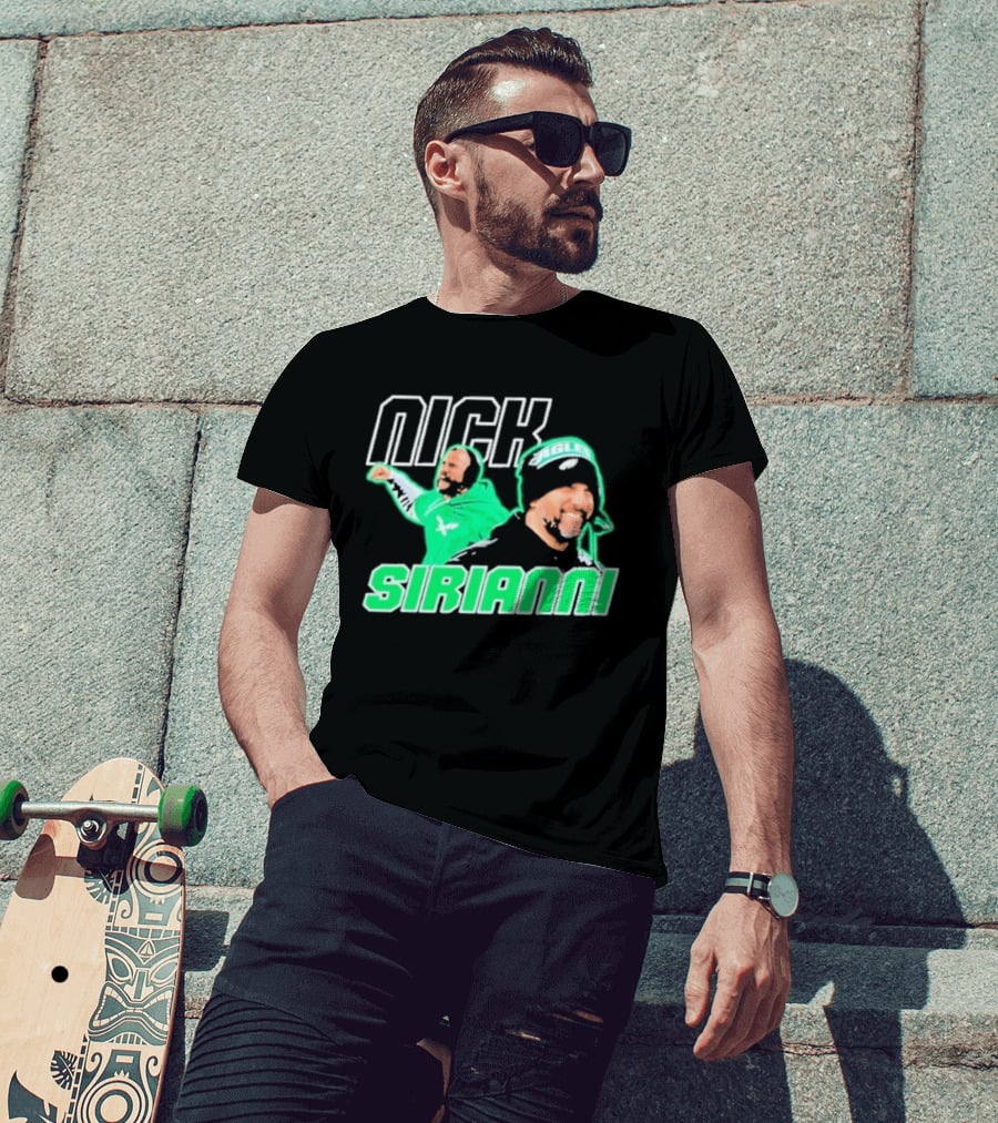 Nick Sirianni Philadelphia Eagles Kelly Green T-Shirt