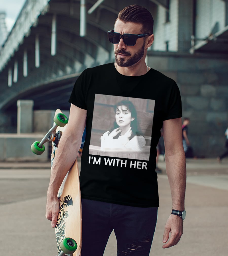 Lorena Bobbitt I'm With Her Courtroom Image T-Shirt