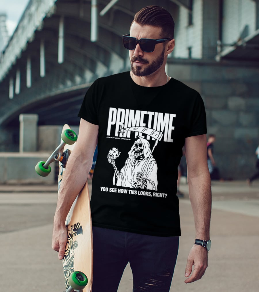 Robert Pattinson Primetime You See How This Looks Right A Film By Louis Oppenheim T-Shirt