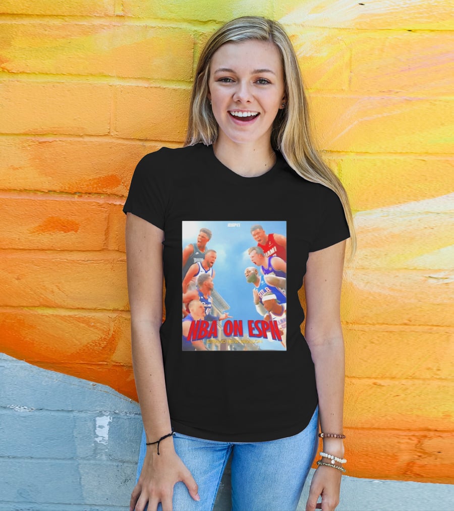 NBA On ESPN Brand New Season 2026 Opening Week Matchups T-Shirt