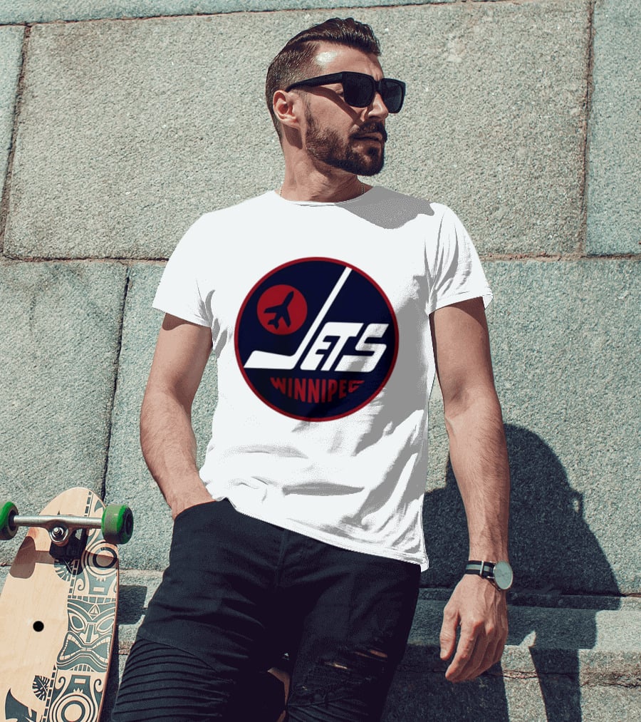 Winnipeg Jets 2026 NHL Heritage Classic Retro Circle T-Shirt