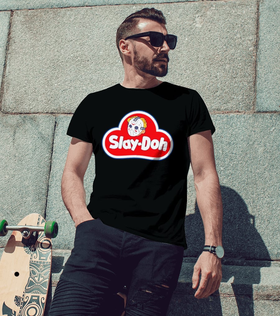 Slay Doh Jason Voorhees Mashup Friday The 13th T-Shirt