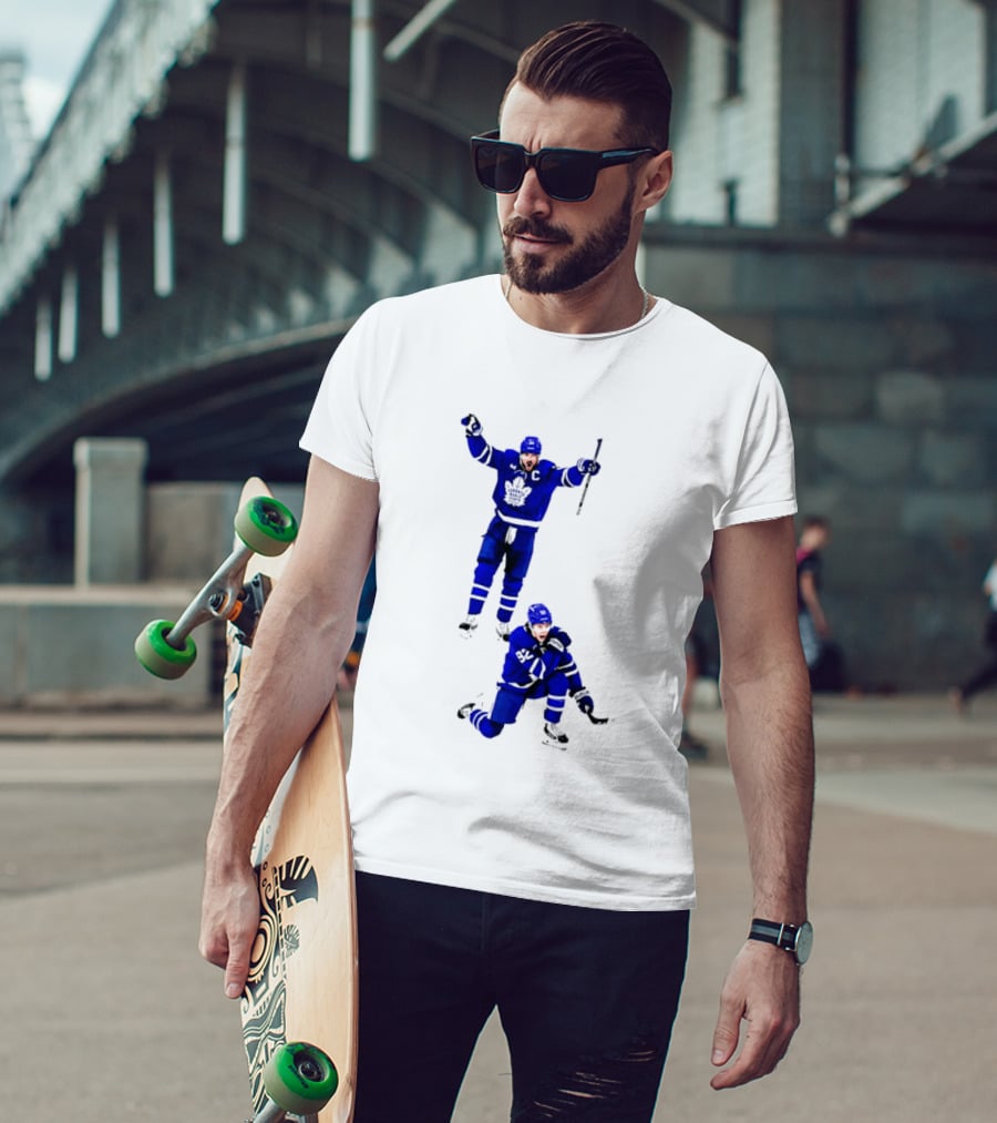 Auston Matthews Gavin McKenna Toronto Maple Leafs Firts One Hockey Players T-Shirt