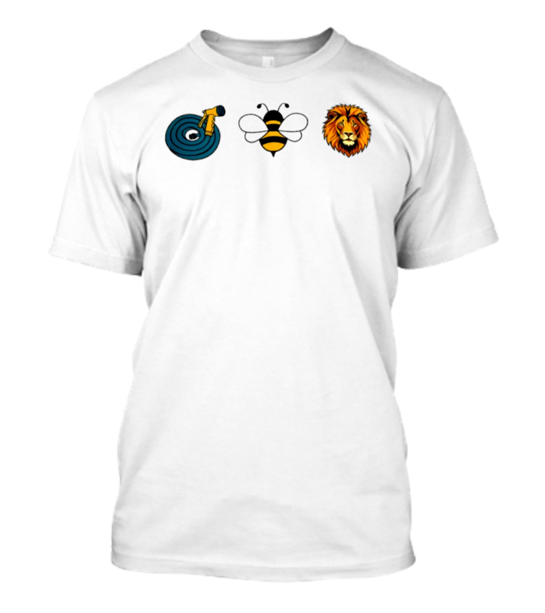 Hose Bee Lion Rebus Puzzle Bumblebee Wordplay T-Shirt