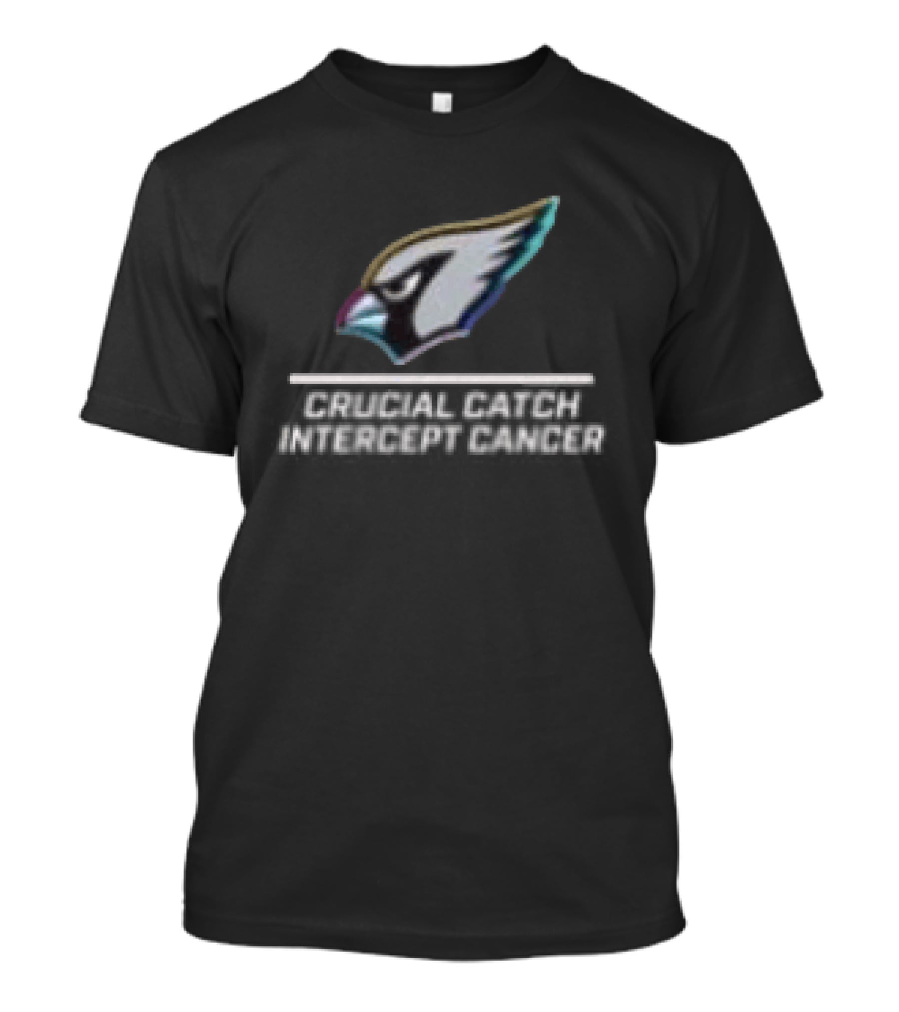 Arizona Cardinals Crucial Catch Intercept Cancer T-Shirt