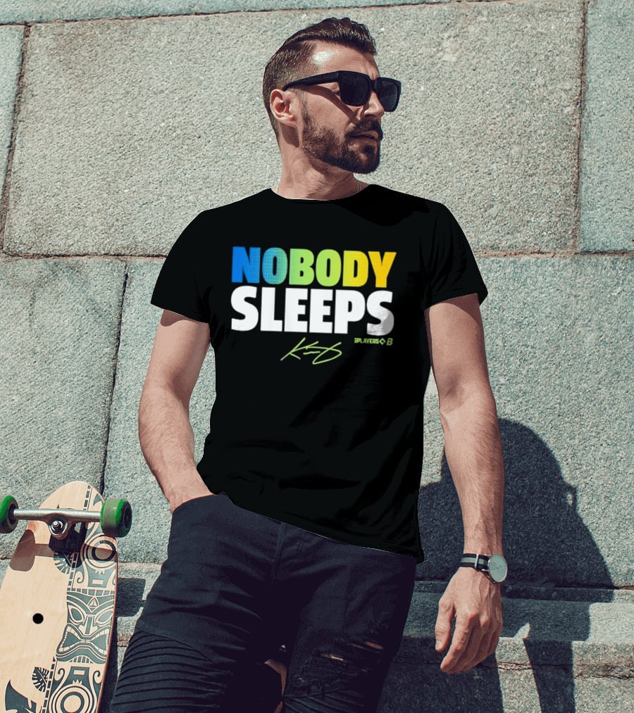 Kevin Cash Nobody Sleeps Signature Summer B T-Shirt