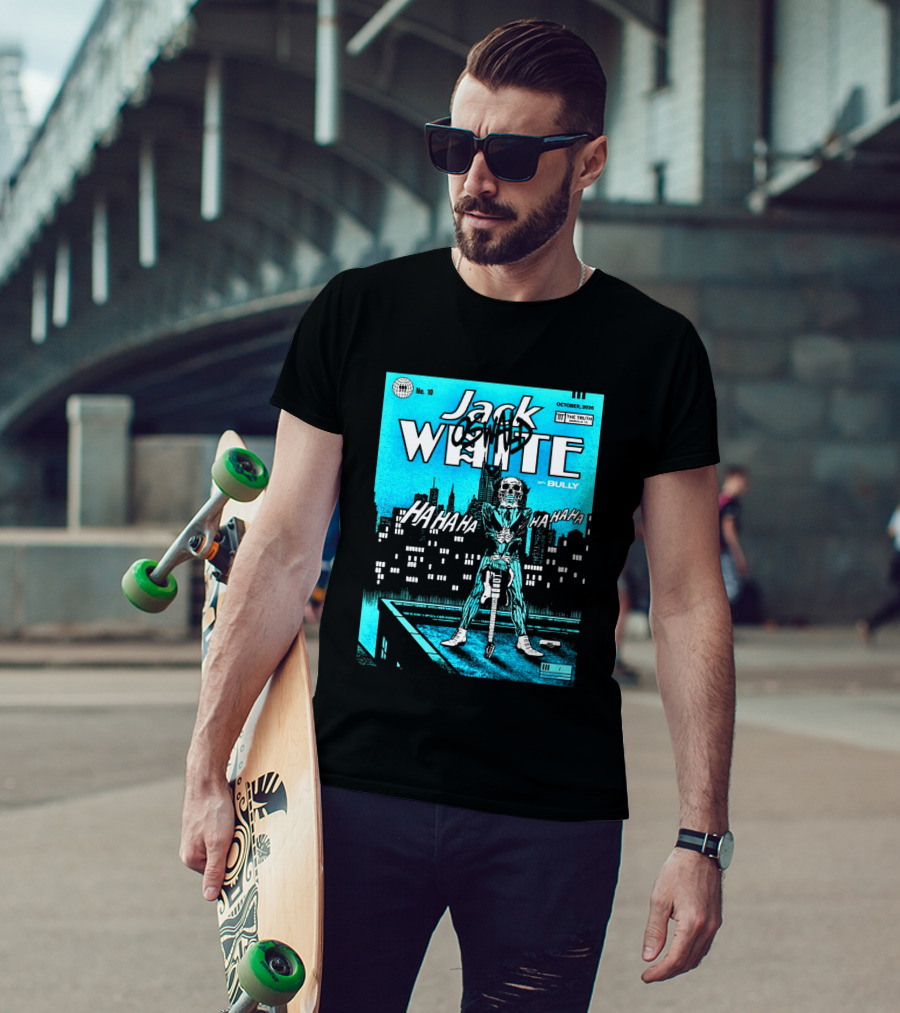 Jack White 2026 Nashville Night 2 Live At The Truth October 10 With Bully Oswald HaHa HaHa HaHa T-Shirt