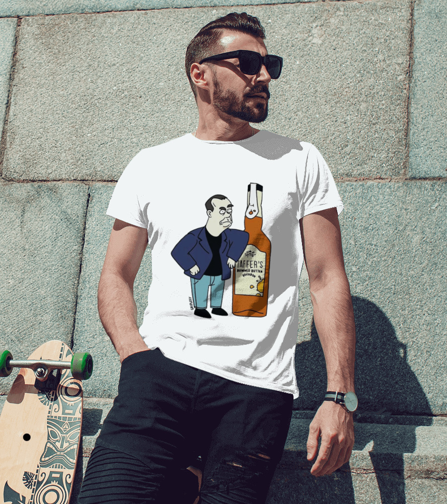 Jon Taffer Cartoon Browning Butter Bourbon Bar Rescue T-Shirt