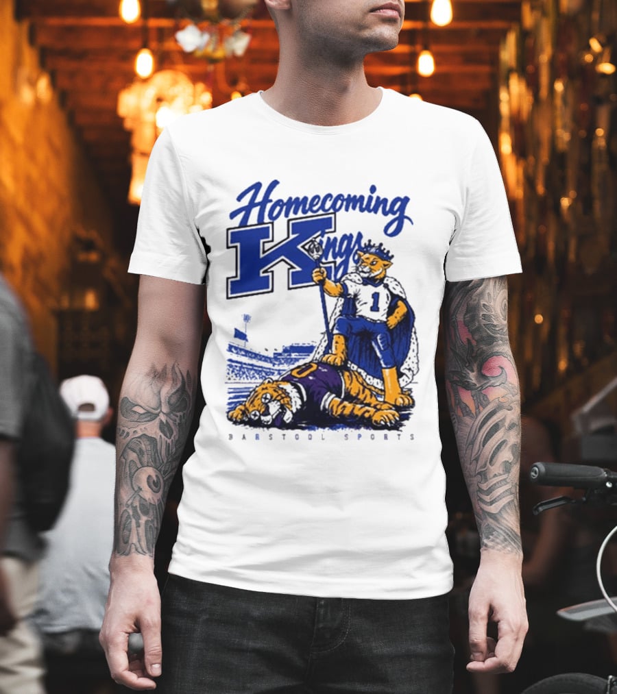 Kentucky Wildcats Homecoming King Victory Over LSU Tigers 2026 Football Barstool Sports T-Shirt