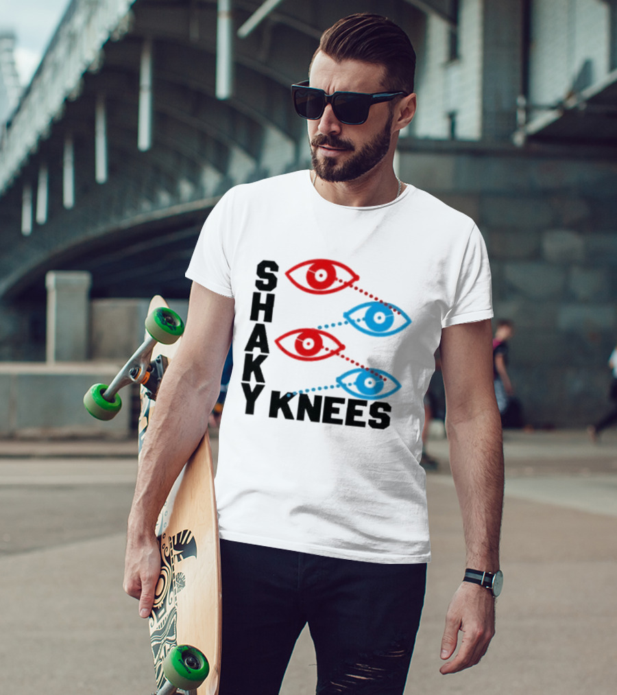 Shaky Knees Festival 2026 Piedmont Park Atlanta GA September 18 20 Red Blue Eye T-Shirt