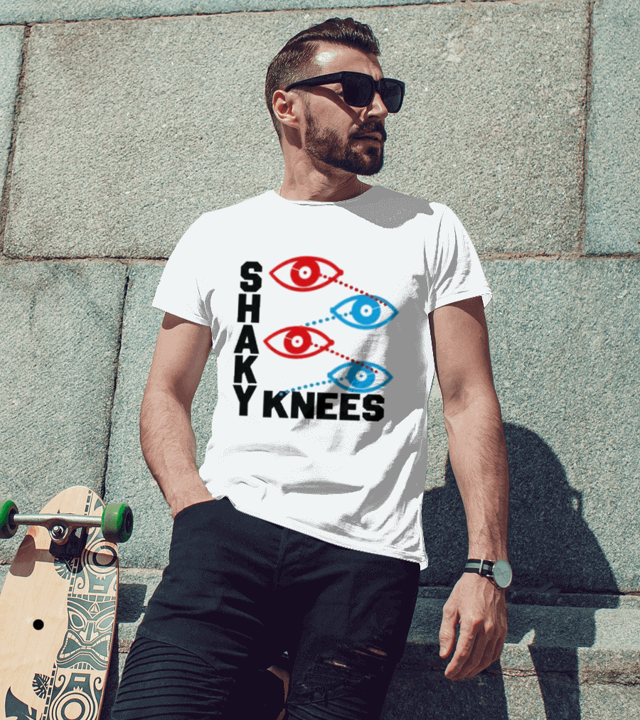 Shaky Knees Festival 2026 Piedmont Park Atlanta GA September 18 20 Red Blue Eye T-Shirt