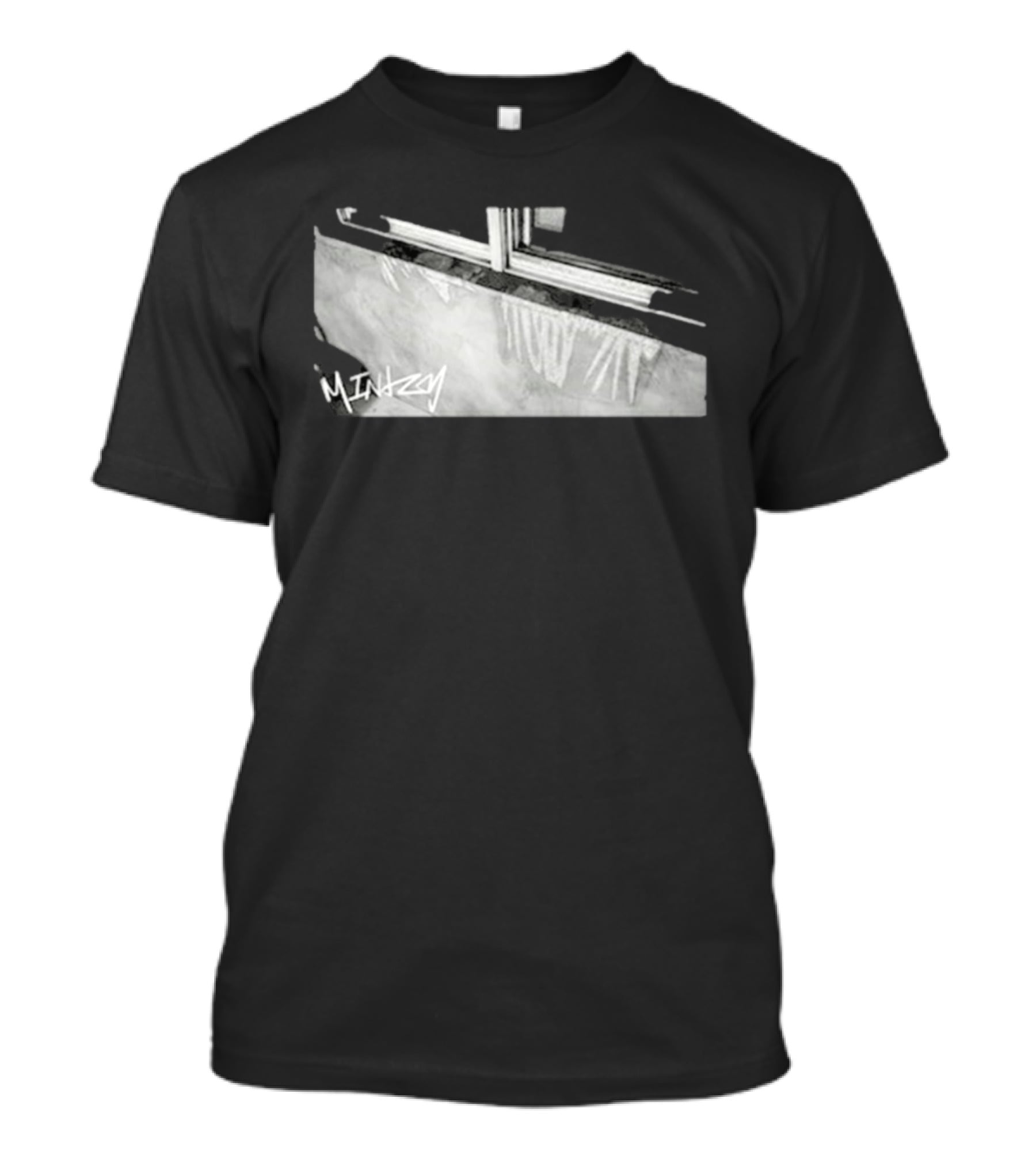 Mintzy Abstract Wall T-Shirt