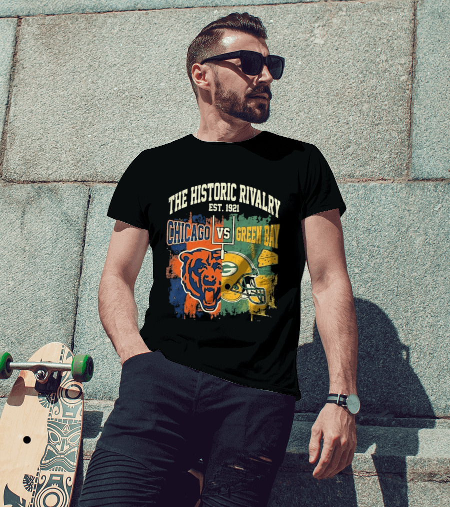 The Historic Rivalry Chicago Vs Green Bay Est 1921 T-Shirt