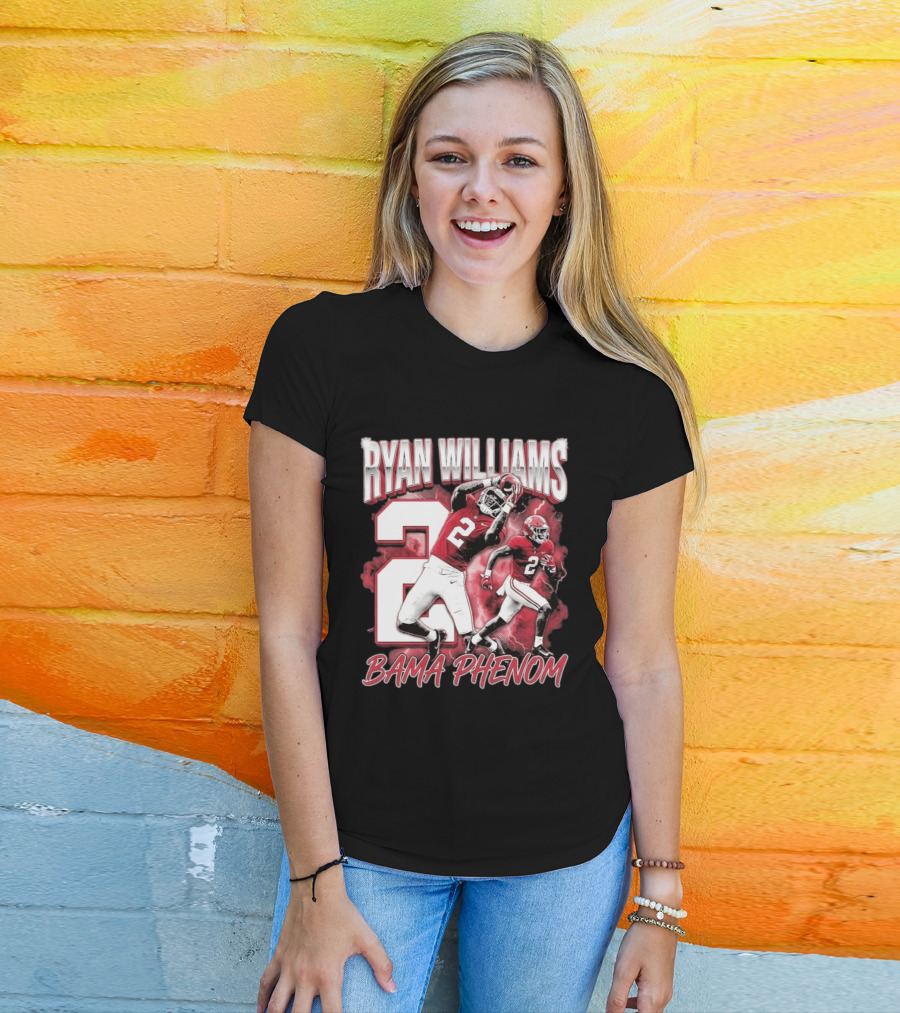 Ryan Williams Number 2 Bama Phenom Football T-Shirt