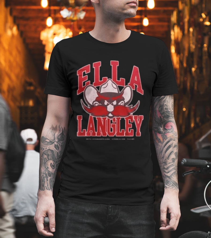 Ella Langley Texas Tech Red Raiders Dandelion Tour 2026 Cowboy T-Shirt