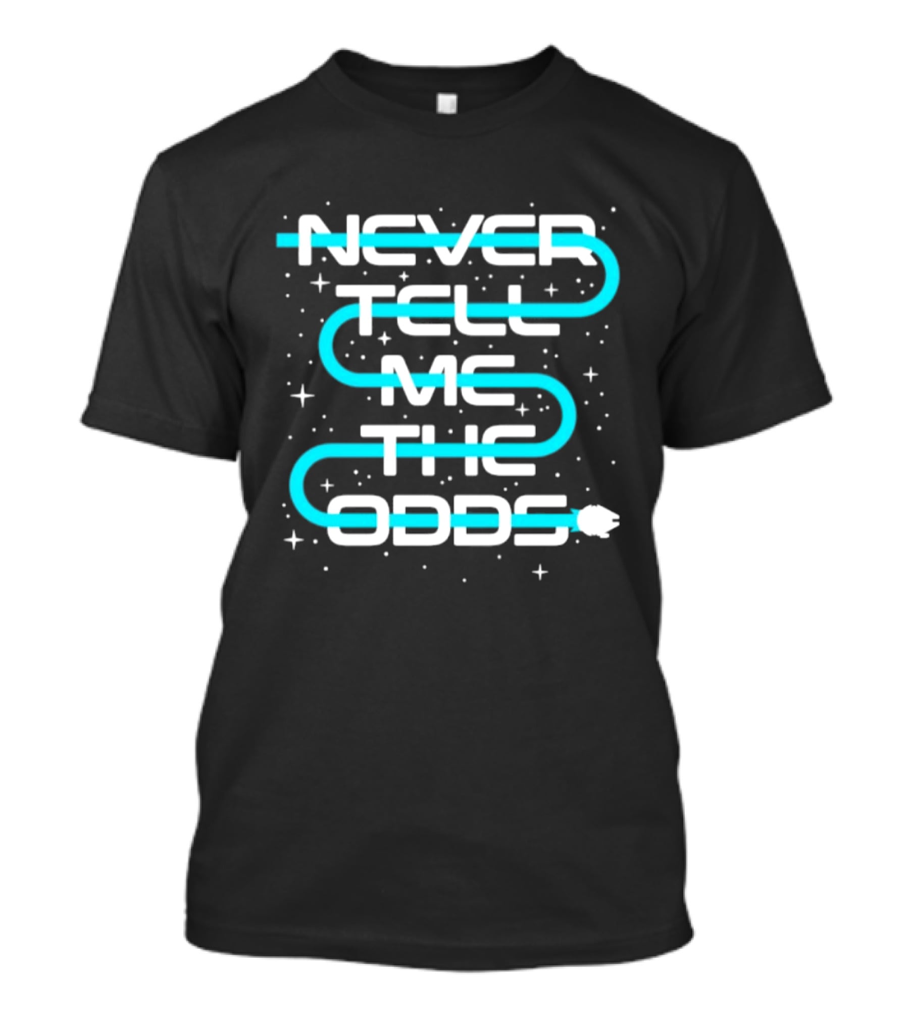 Star Wars Han Solo Never Tell Me The Odds T-Shirt