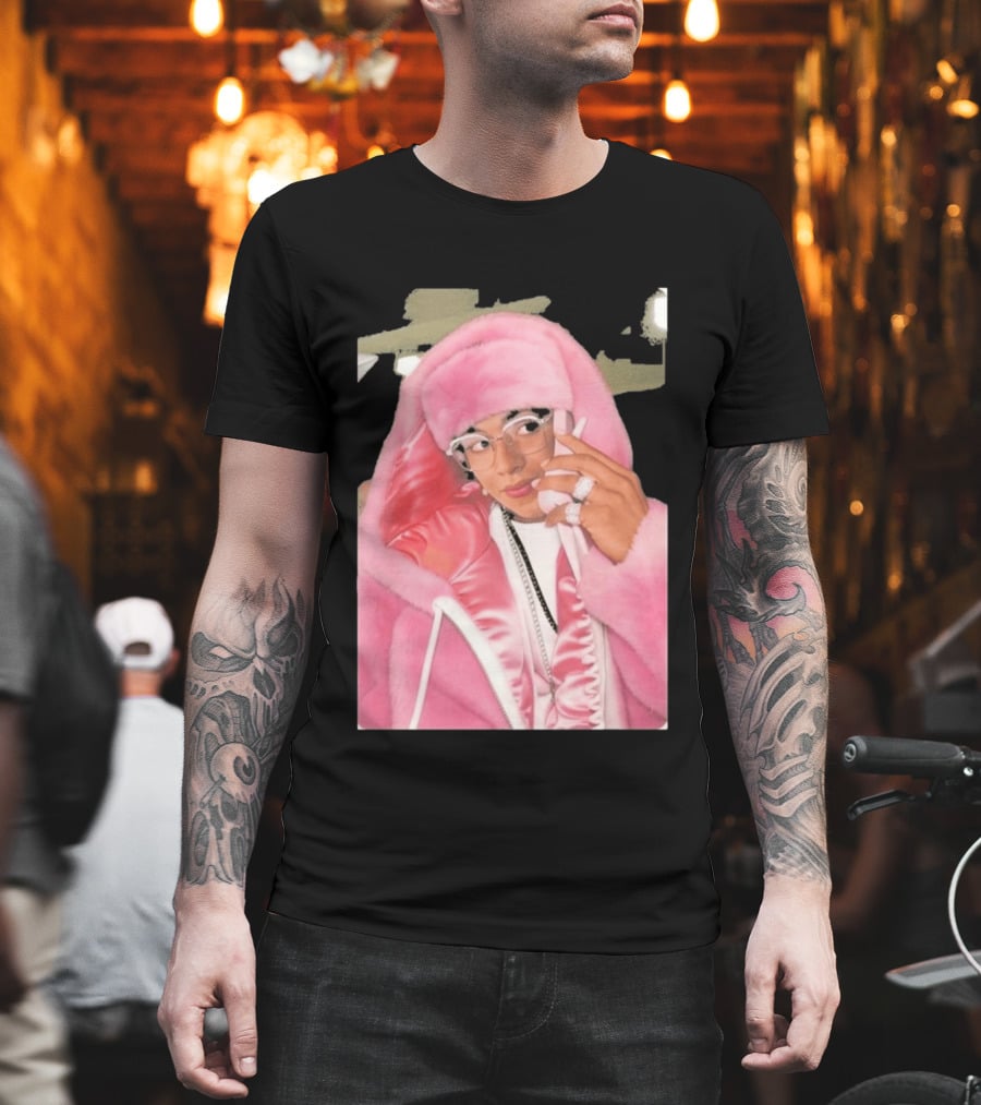 Hasan Piker Pink Fur Coat Style Darializa T-Shirt