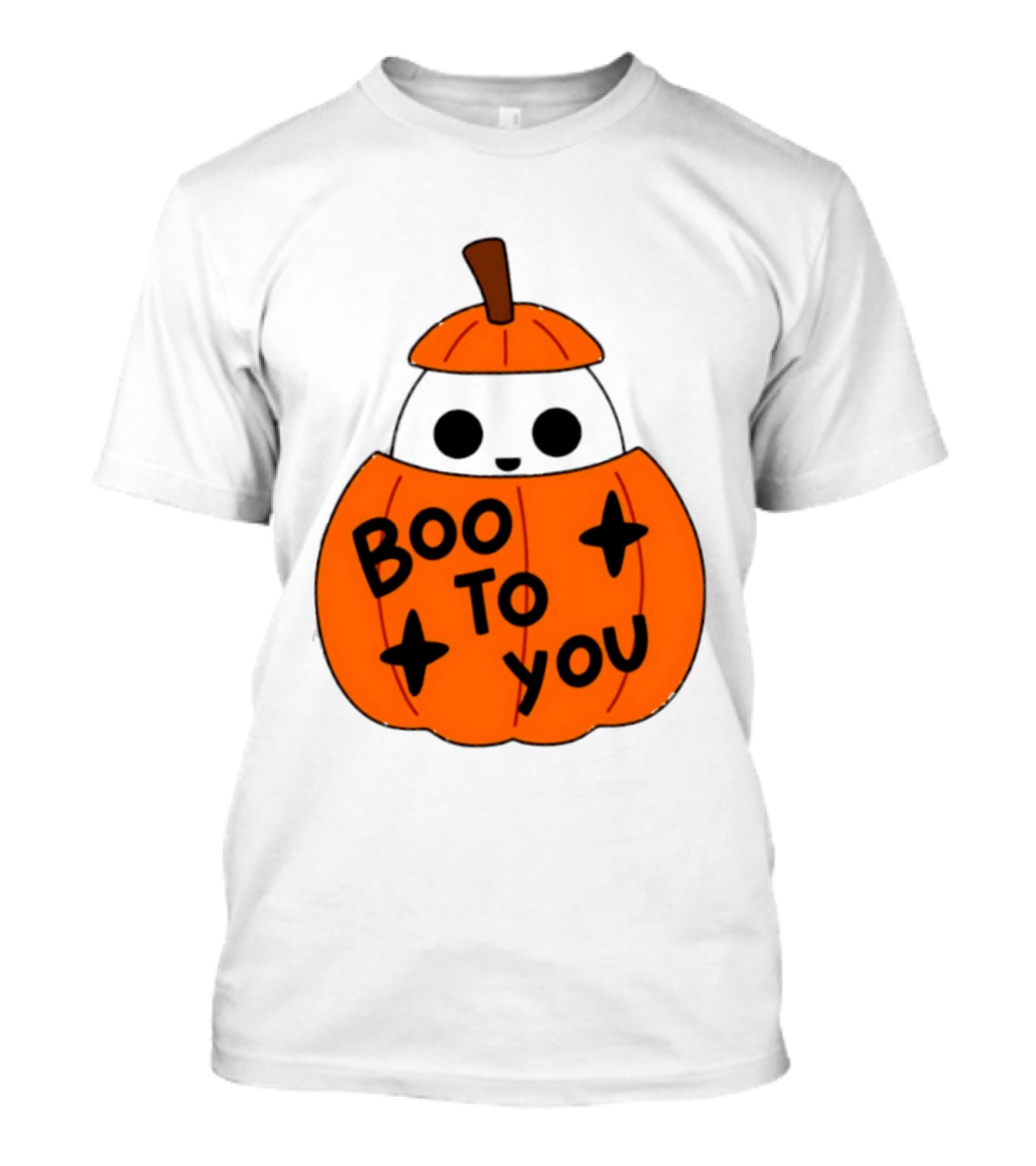 Boo To You 2026 Halloween Ghost In Pumpkin T-Shirt