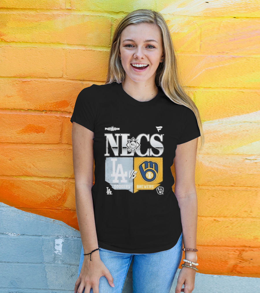 NLCS 2026 LA Dodgers Vs Milwaukee Brewers Matchup T-Shirt