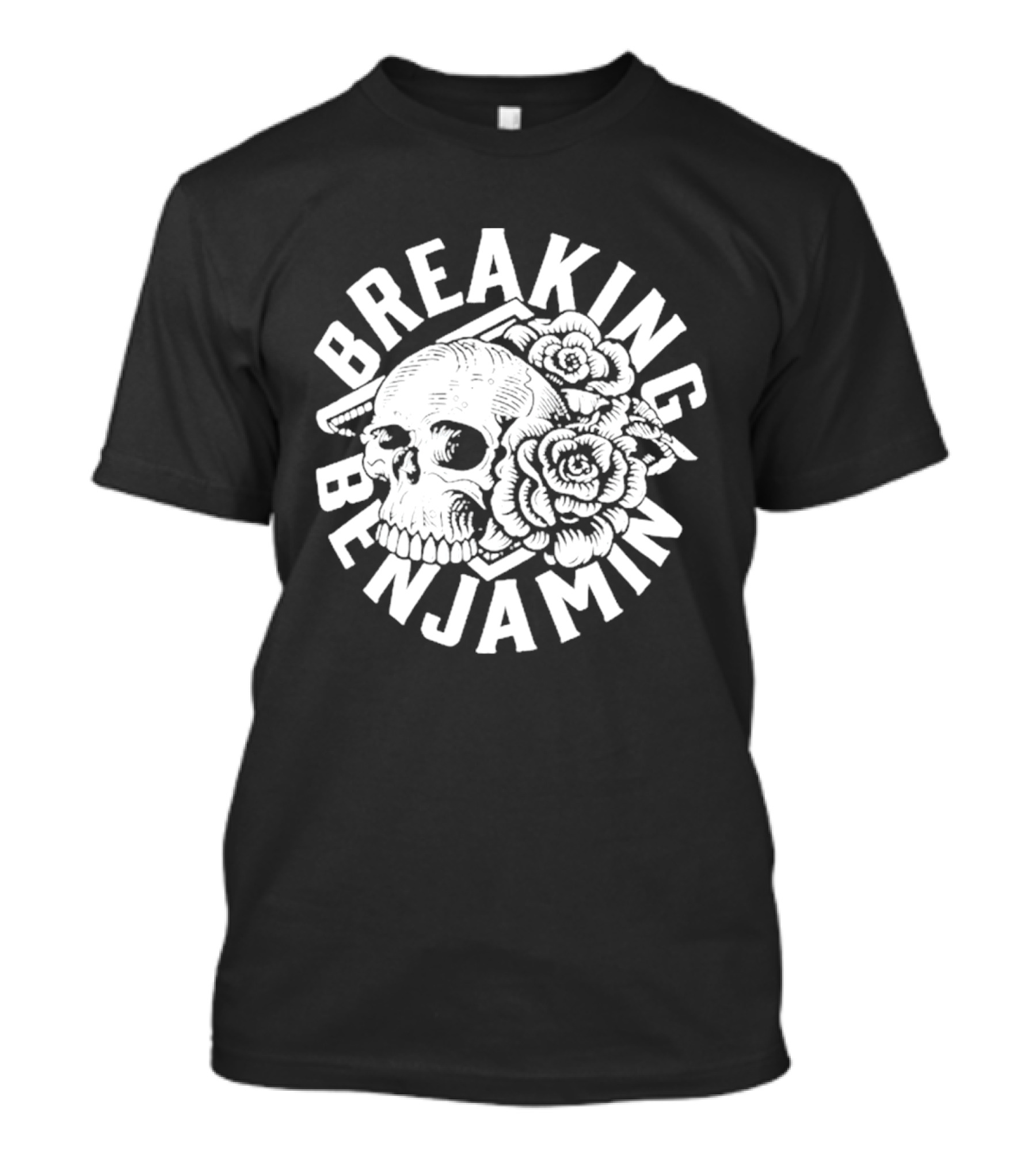 Breaking Benjamin Skull Roses 2026 Texas Tour T-Shirt