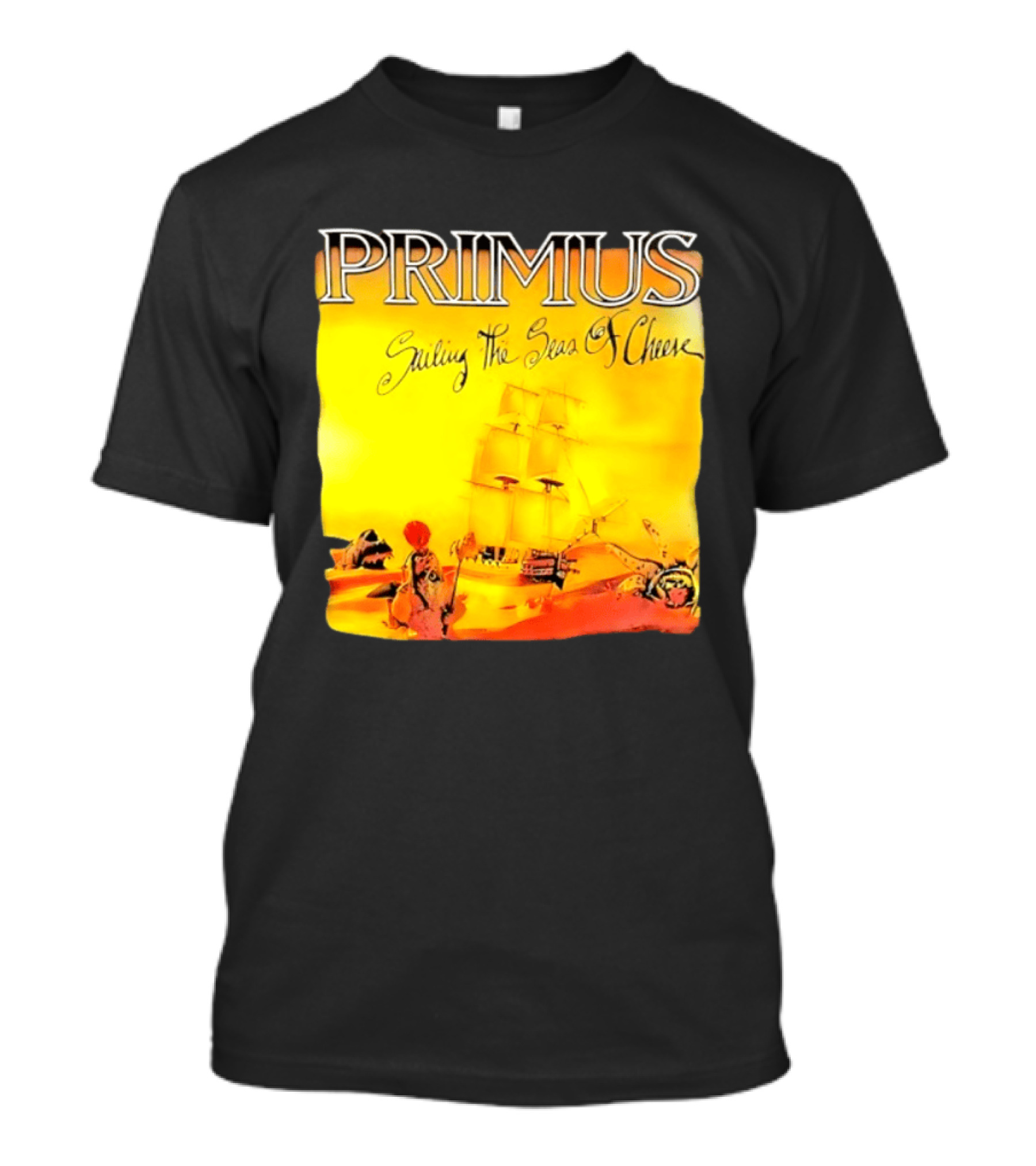 Primus Sailing The Seas Of Cheese Album Art Les Claypool T-Shirt