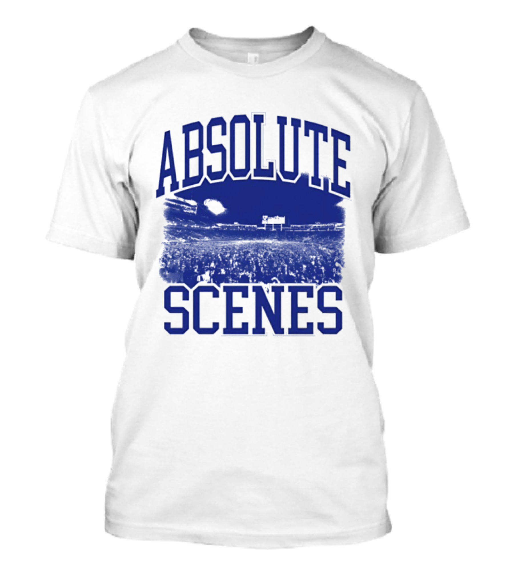 Absolute Scenes Lexington Blue Stadium Crowd Event T-Shirt