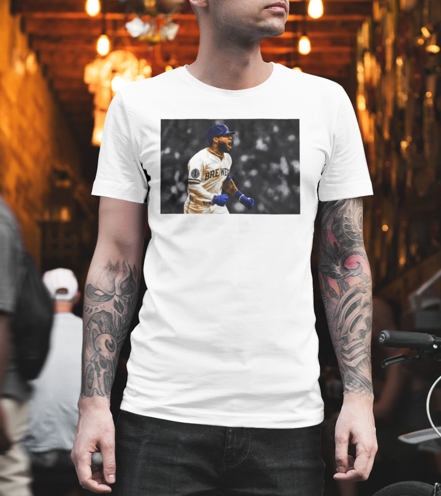 Milwaukee Brewers Player Celebration NLCS Homage T-Shirt