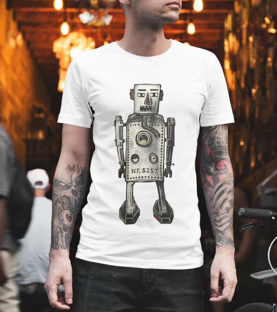 Robot Stuart N.F. 5257 Universe Adventure T-Shirt