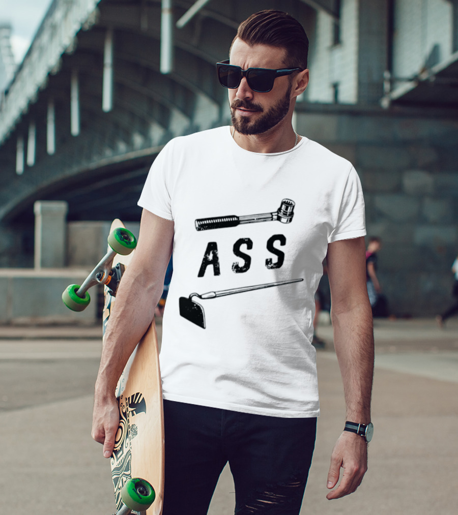 Socket Ass Hoe Tools Pun Mechanic Humor T-Shirt