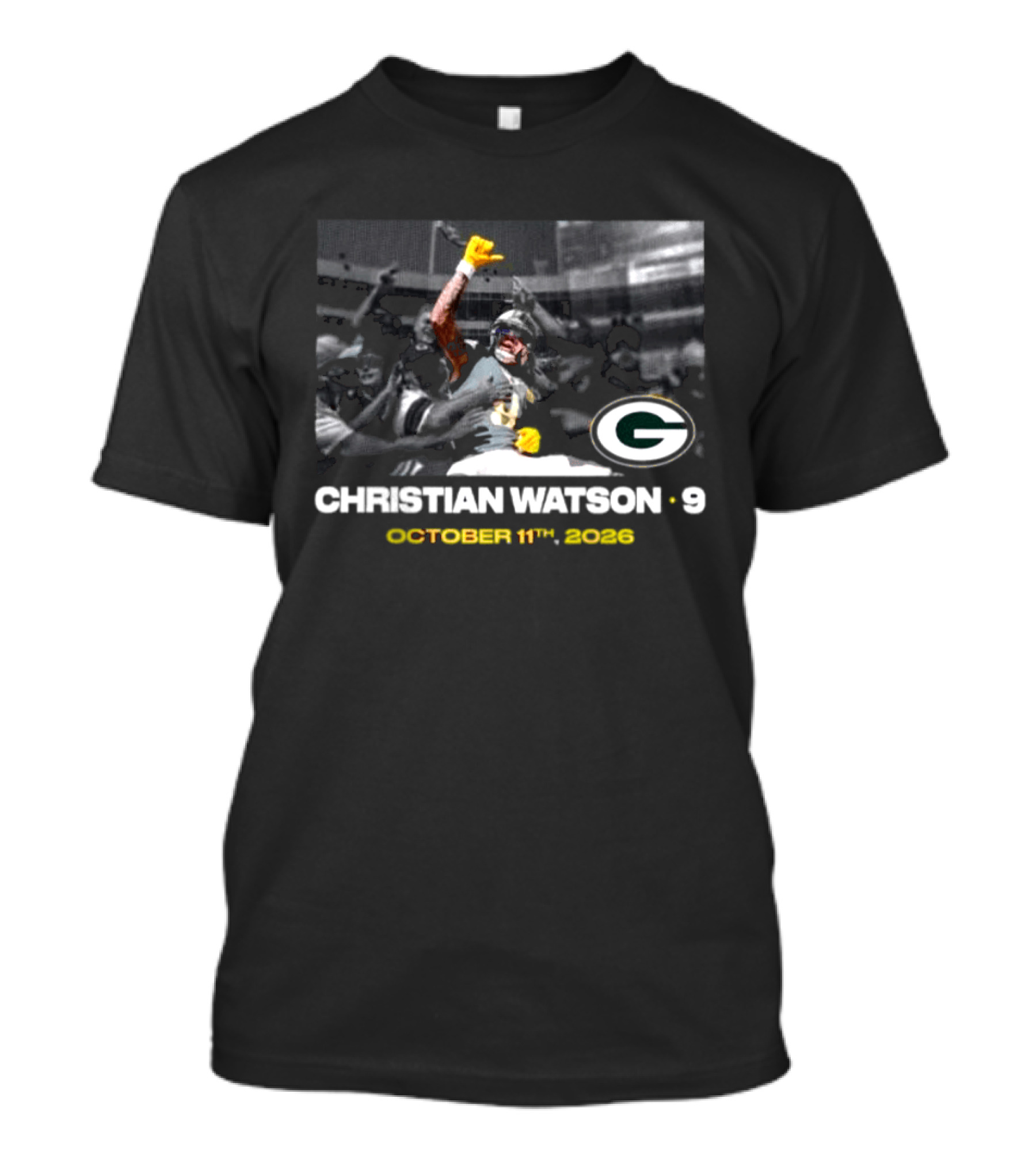 Christian Watson Green Bay Packers October 11th 2023 T-Shirt
