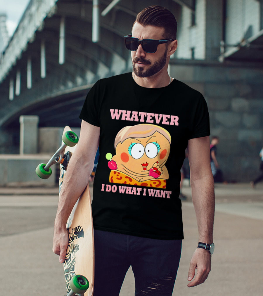 Eric Cartman Whatever I Do What I Want South Park Humor Cartoon T-Shirt