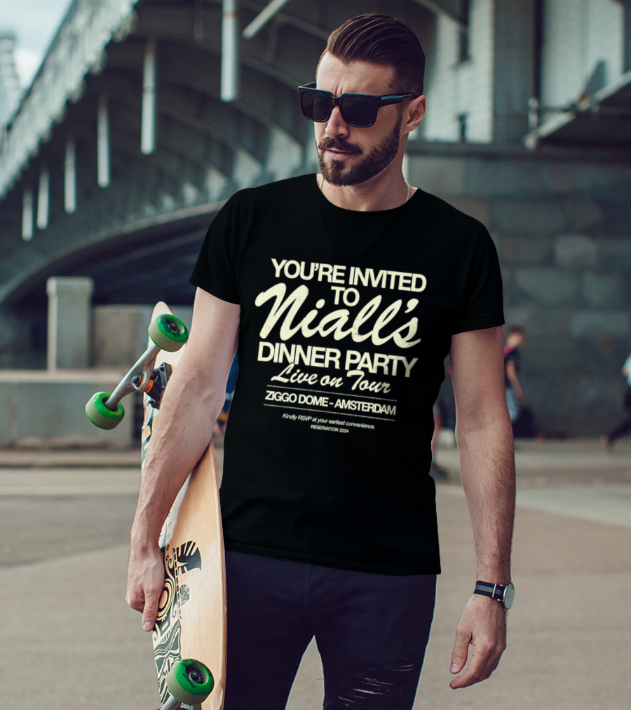 You're Invited To Niall's Dinner Party Live On Tour Ziggo Dome Amsterdam T-Shirt