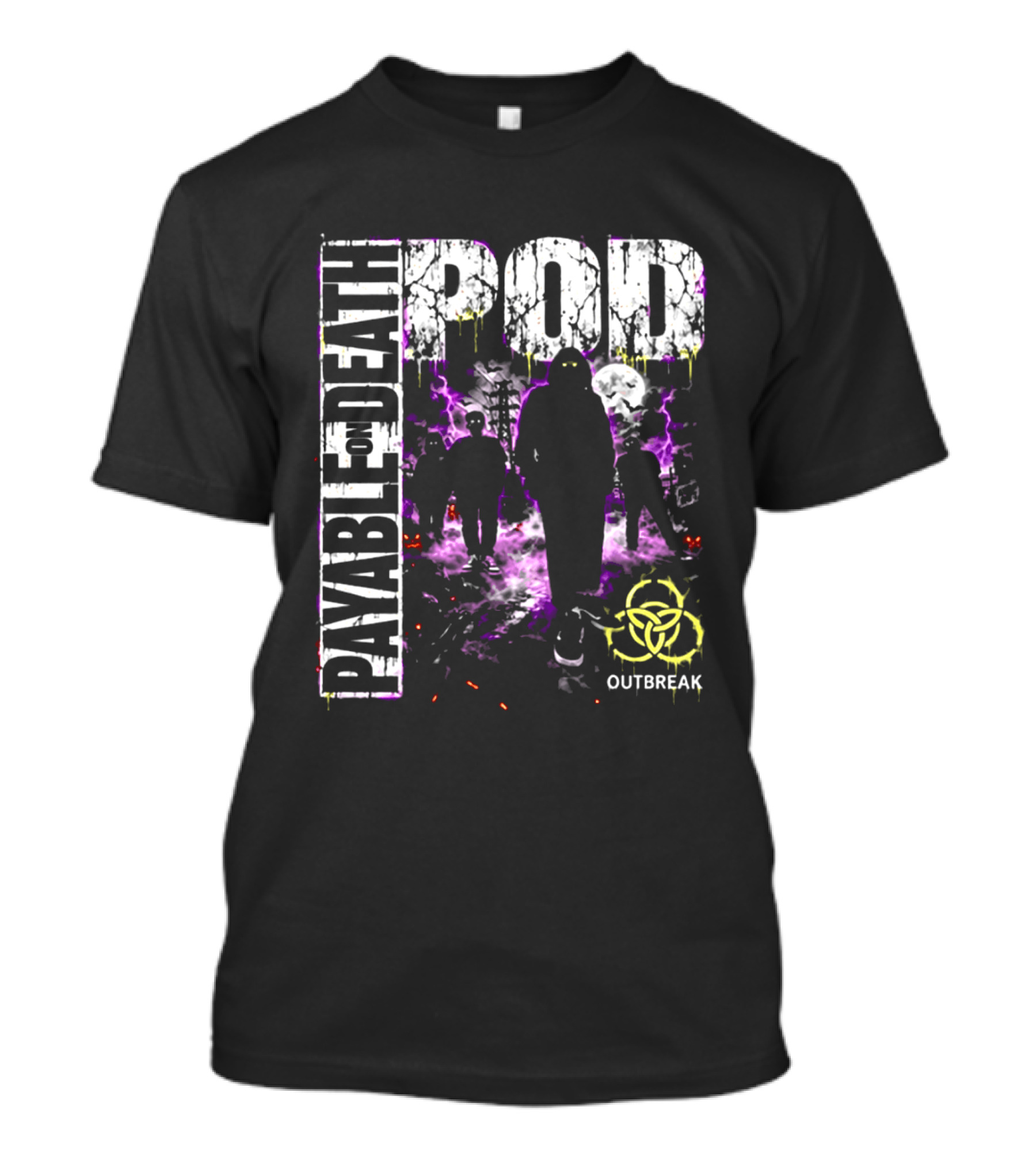 POD Payable On Death Outbreak 2026 Halloween Show Exclusive Anaheim CA Oct 31 T-Shirt