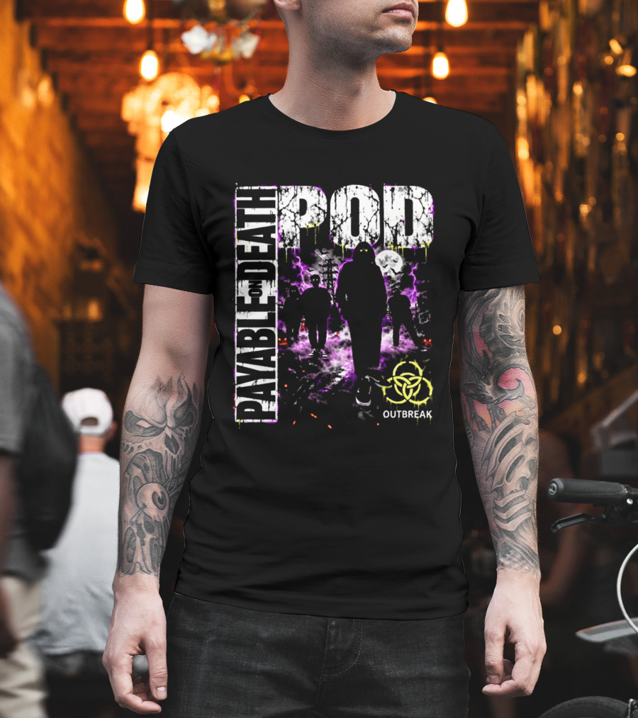 POD Payable On Death Outbreak 2026 Halloween Show Exclusive Anaheim CA Oct 31 T-Shirt
