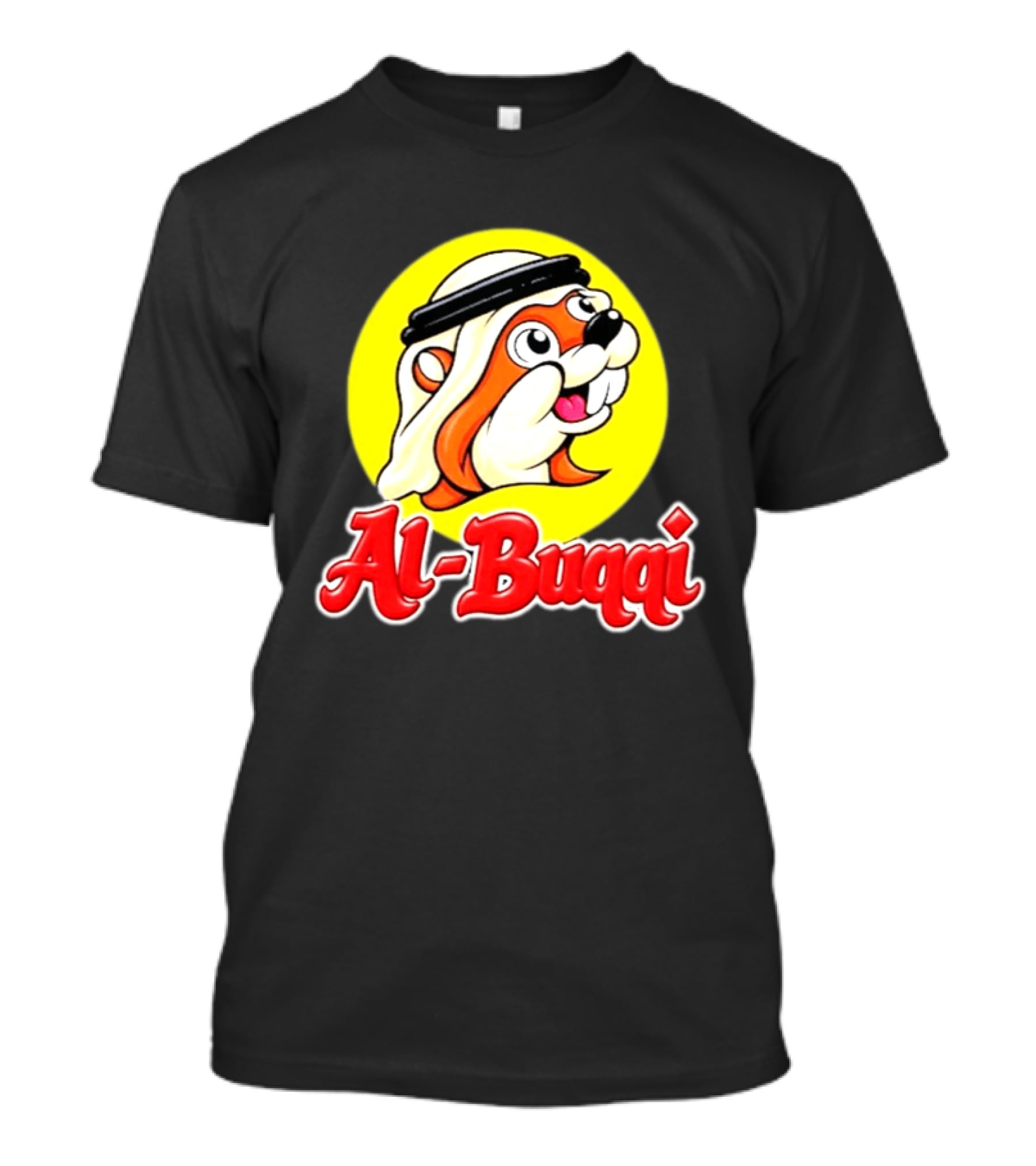 Al Buqqi Beaver Bucees Kufi Cartoon T-Shirt