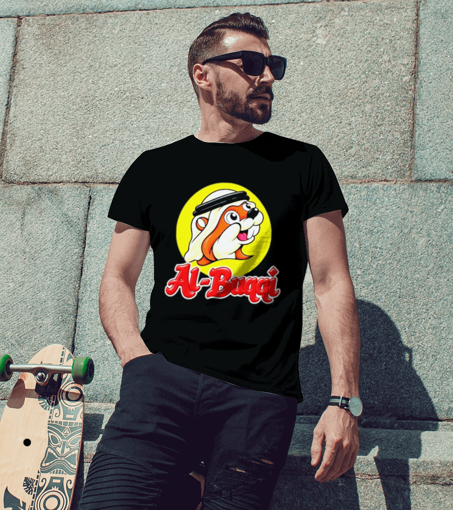 Al Buqqi Beaver Bucees Kufi Cartoon T-Shirt