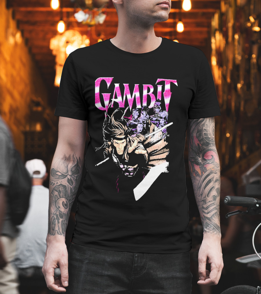 Marvel X Men Gambit Exclusive Comic T-Shirt