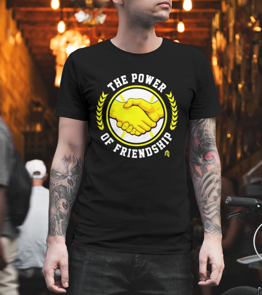 Milwaukee Brewers The Power Of Friendship Handshake Baseball T-Shirt
