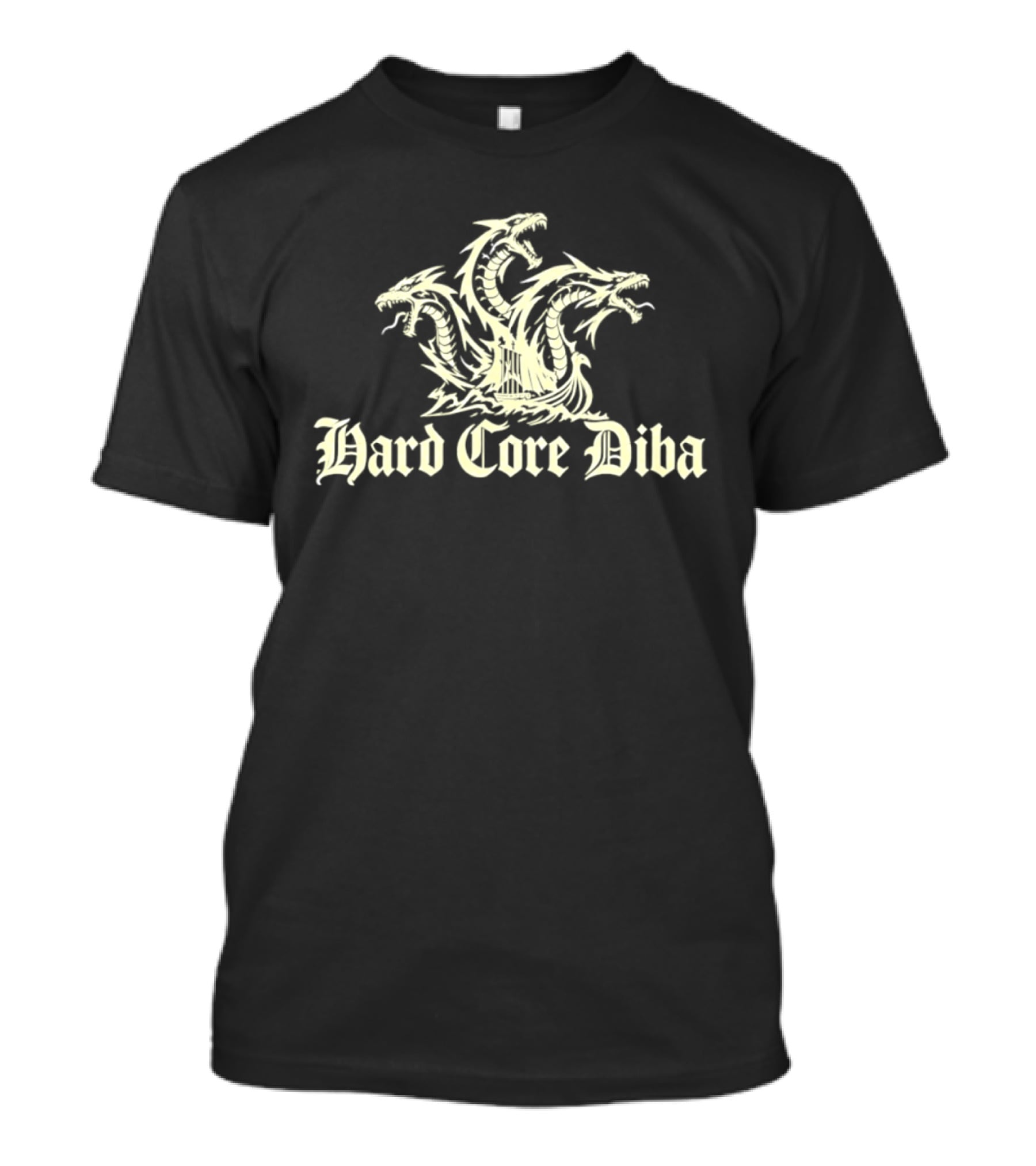 Hard Core Diba Three Headed Dragon Emblem Niteharts 2026 T-Shirt